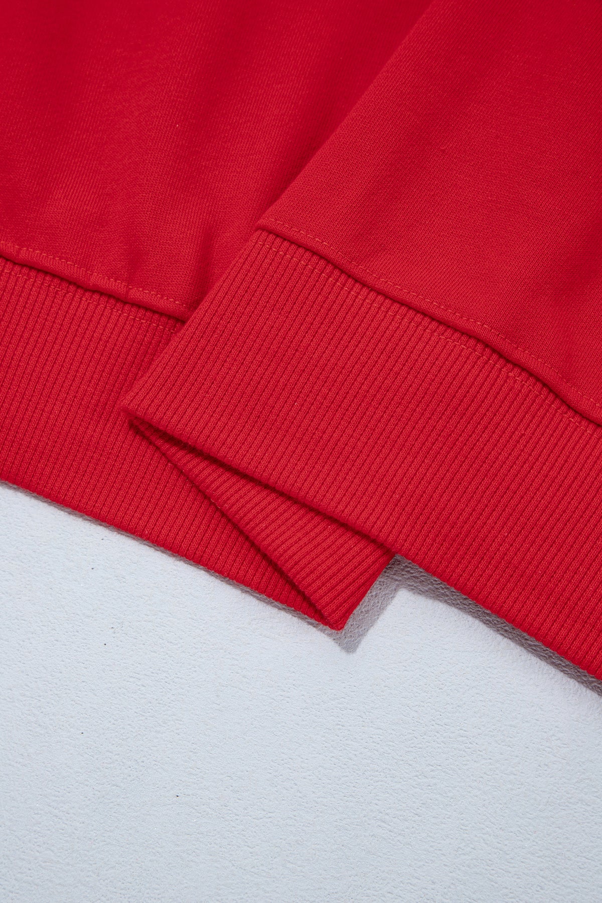 Coffee PRAY Letter Patchwork Round Neck Long Sleeve Plus Size Sweatshirt