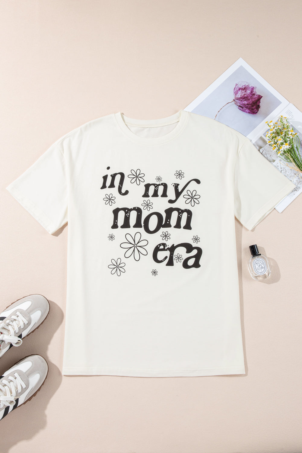 In My Mom Era Graphic Loose Casual Tee