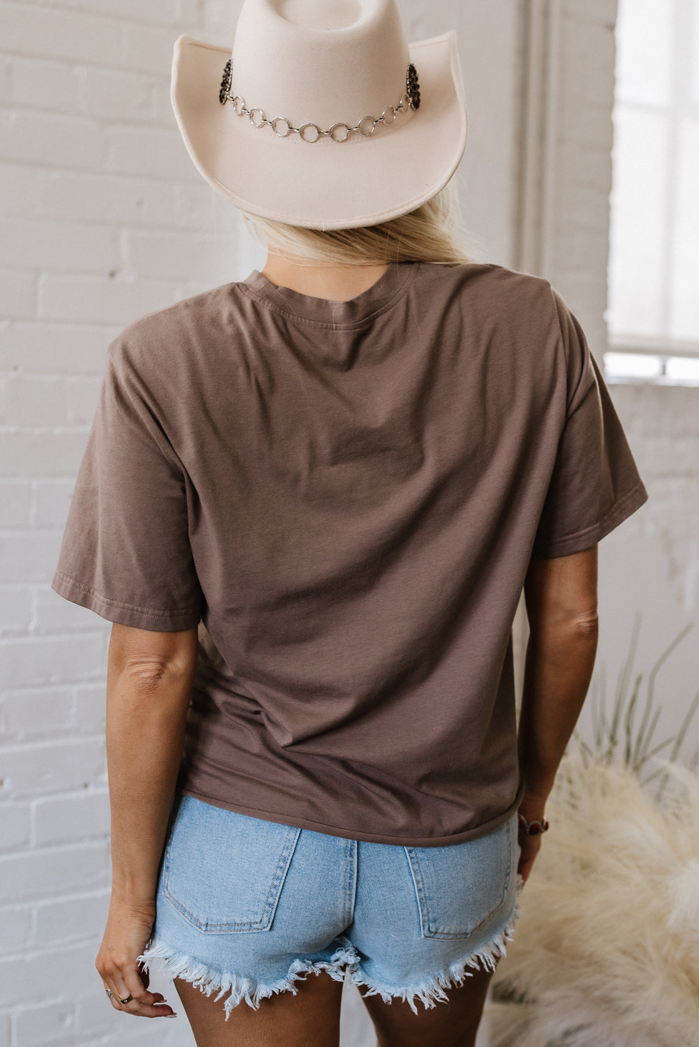 Coffee Honky Tonk Honey Graphic Crew Neck  Tee